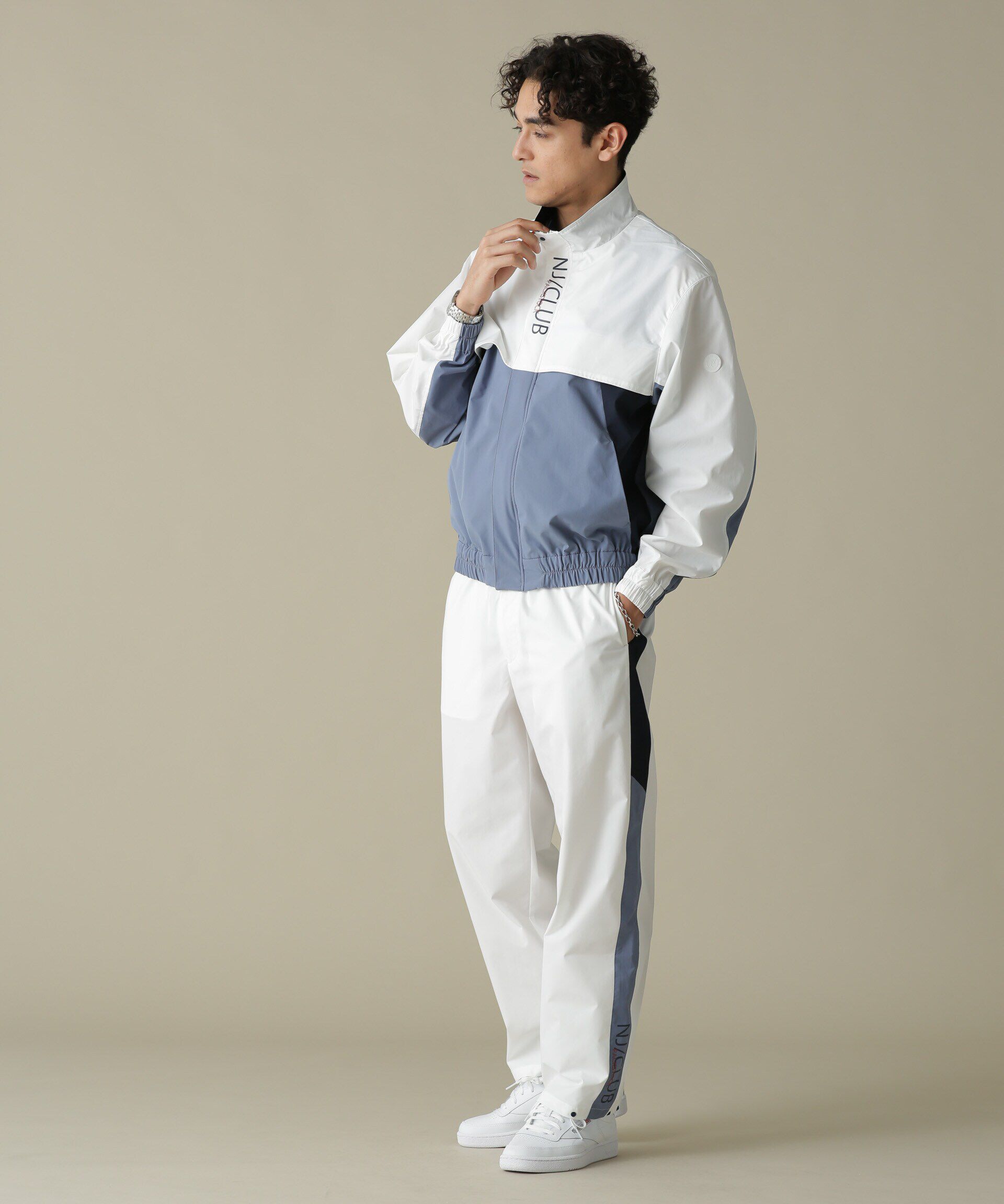 nano･universe「「NJ/CLUB」PARKSTOCK トラックパンツ(セットアップ可)」|その他|