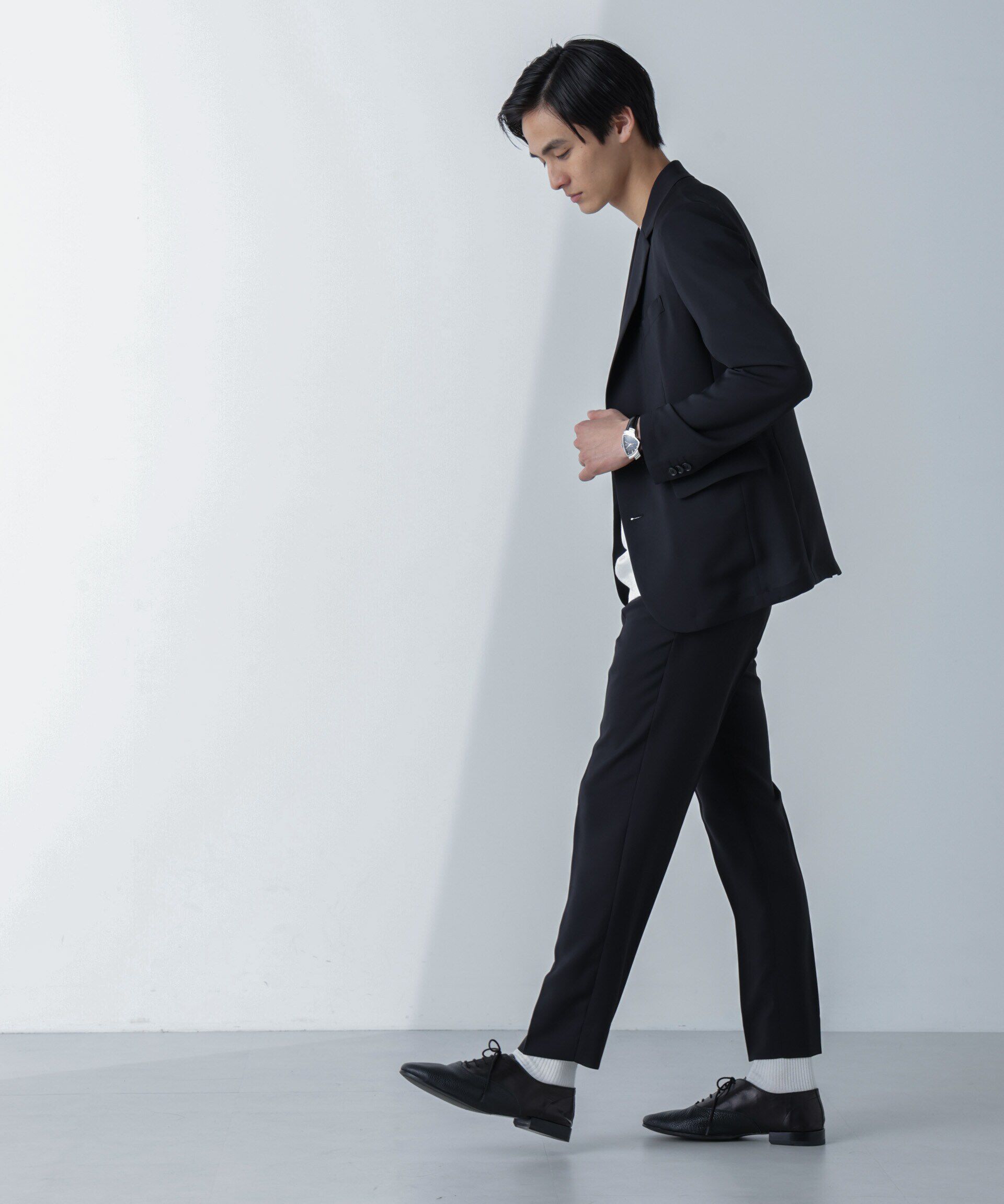 nano･universe「「Damerino」ライトウェイトストレッチセットアップ」|スーツ|