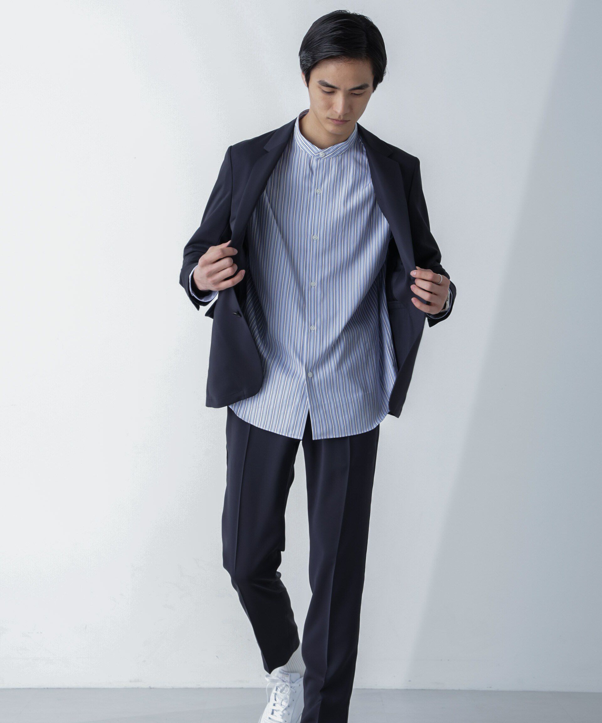 nano･universe「「Damerino」ライトウェイトストレッチセットアップ」|スーツ|