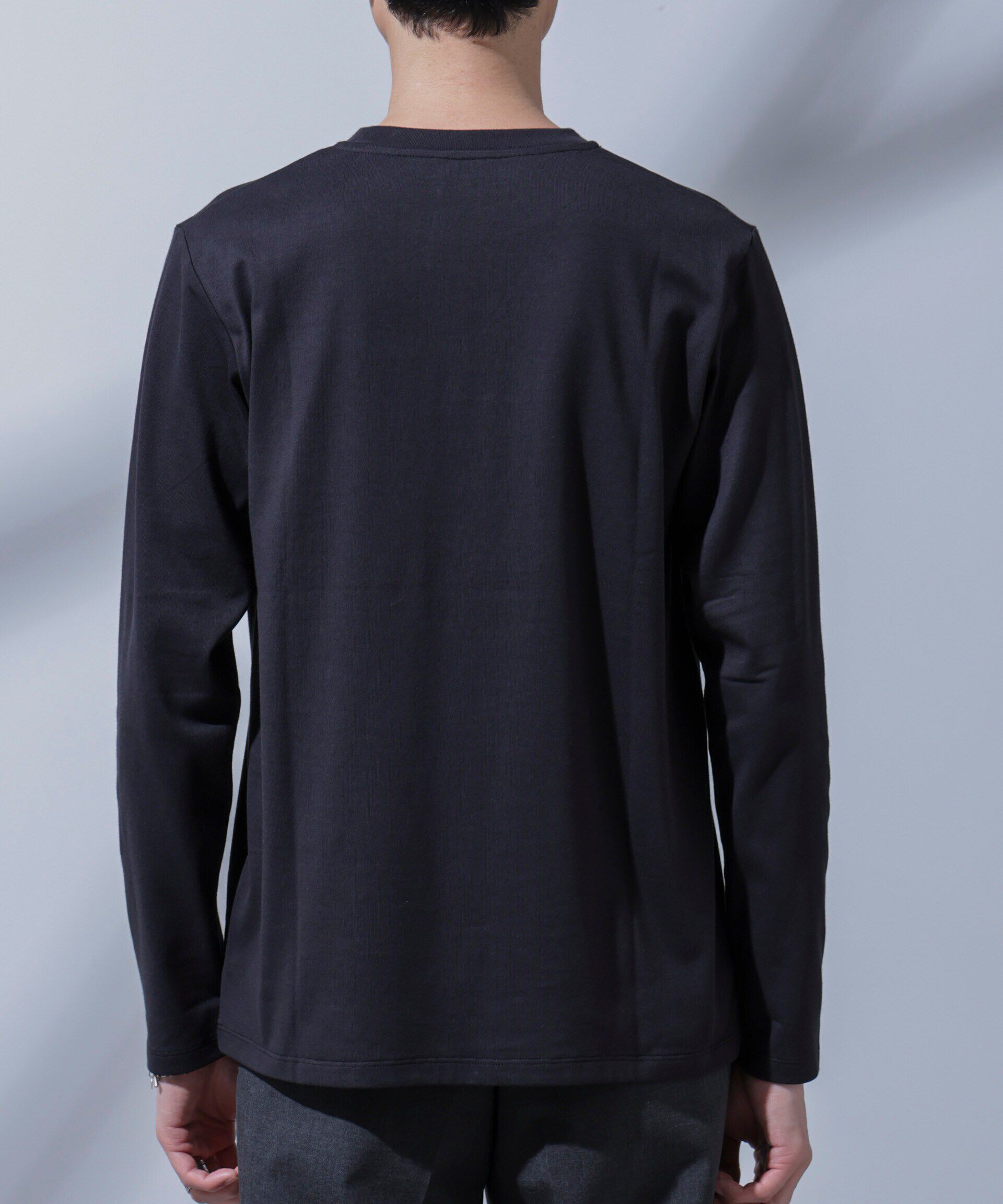 nano･universe「Anti Soaked(R)汗染み防止 クルーネックTシャツ 長袖」|Tシャツ・カットソー|