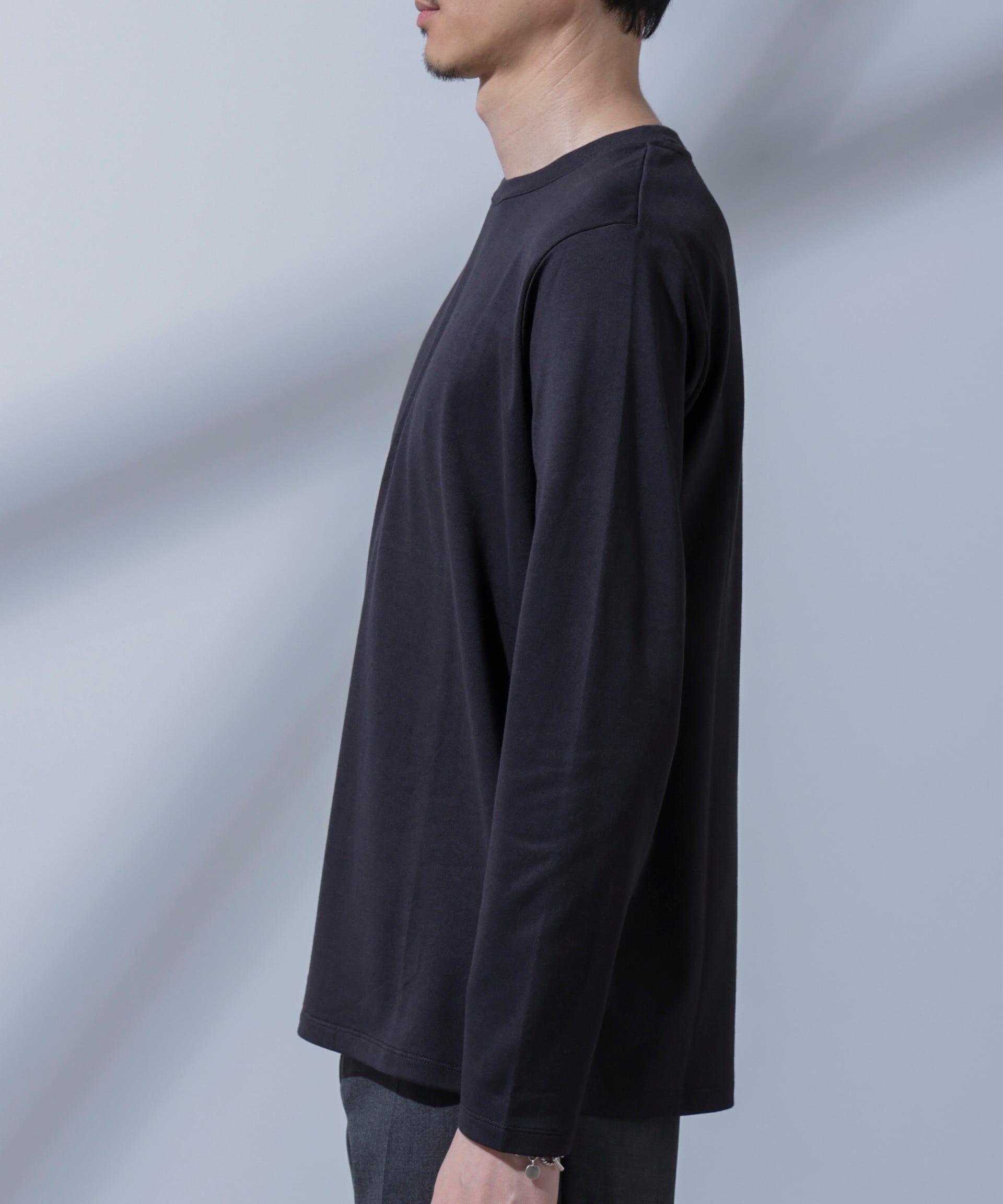 nano･universe「Anti Soaked(R)汗染み防止 クルーネックTシャツ 長袖」|Tシャツ・カットソー|