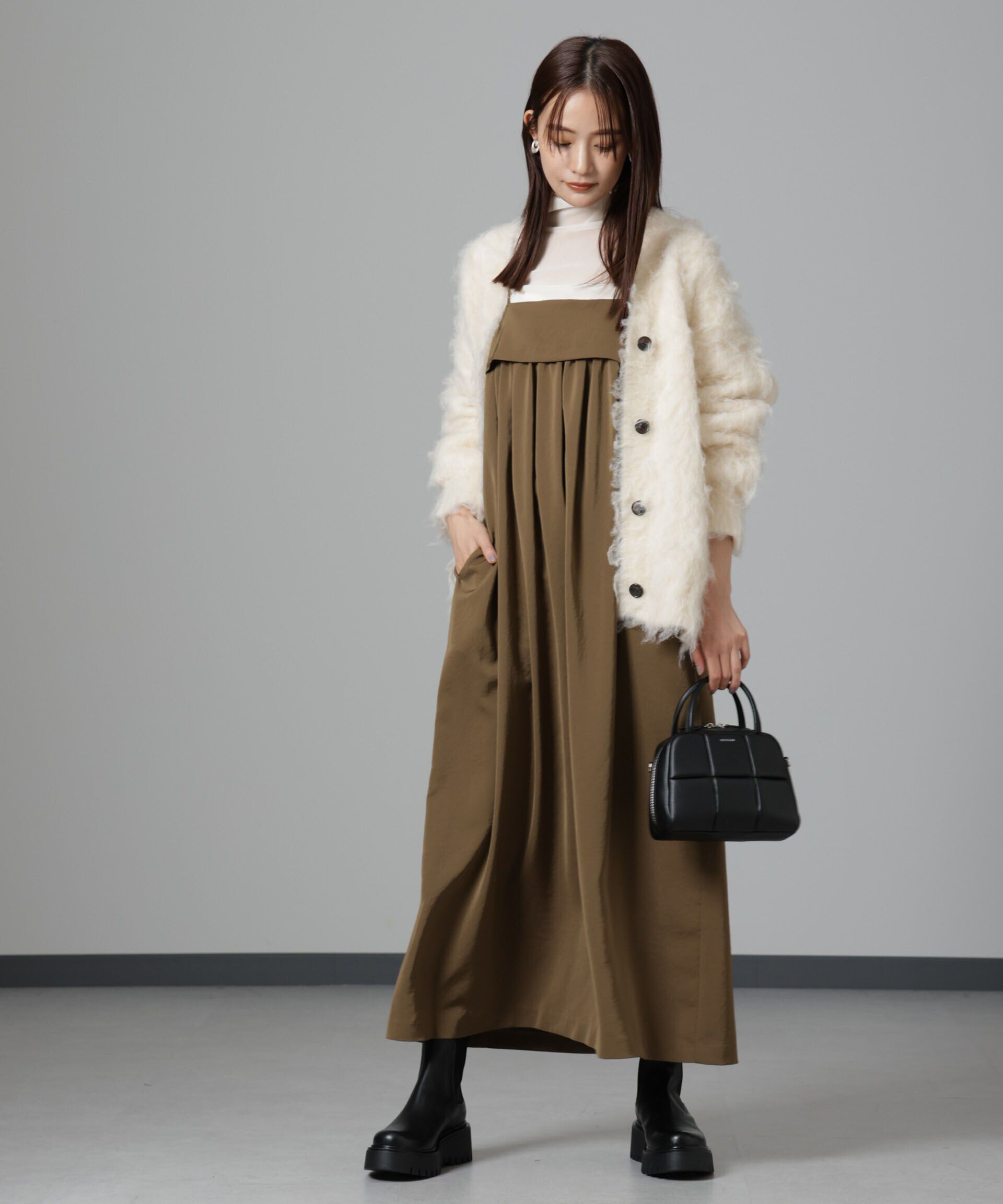 nano･universe「ギャザーキャミワンピース」|ワンピース|