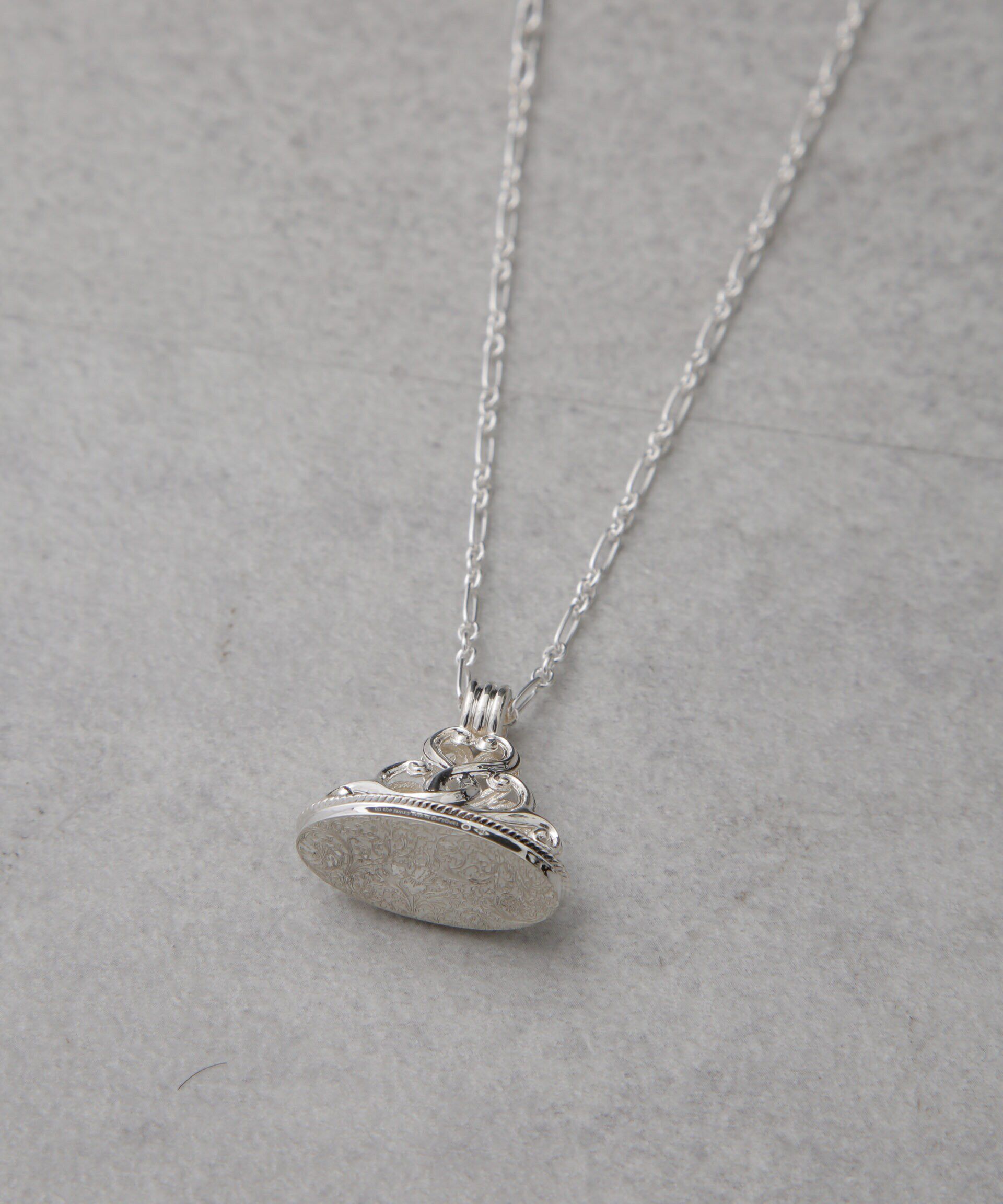 nano･universe「on the sunny side of the street/Oval Fob Seal Necklace」|ネックレス|