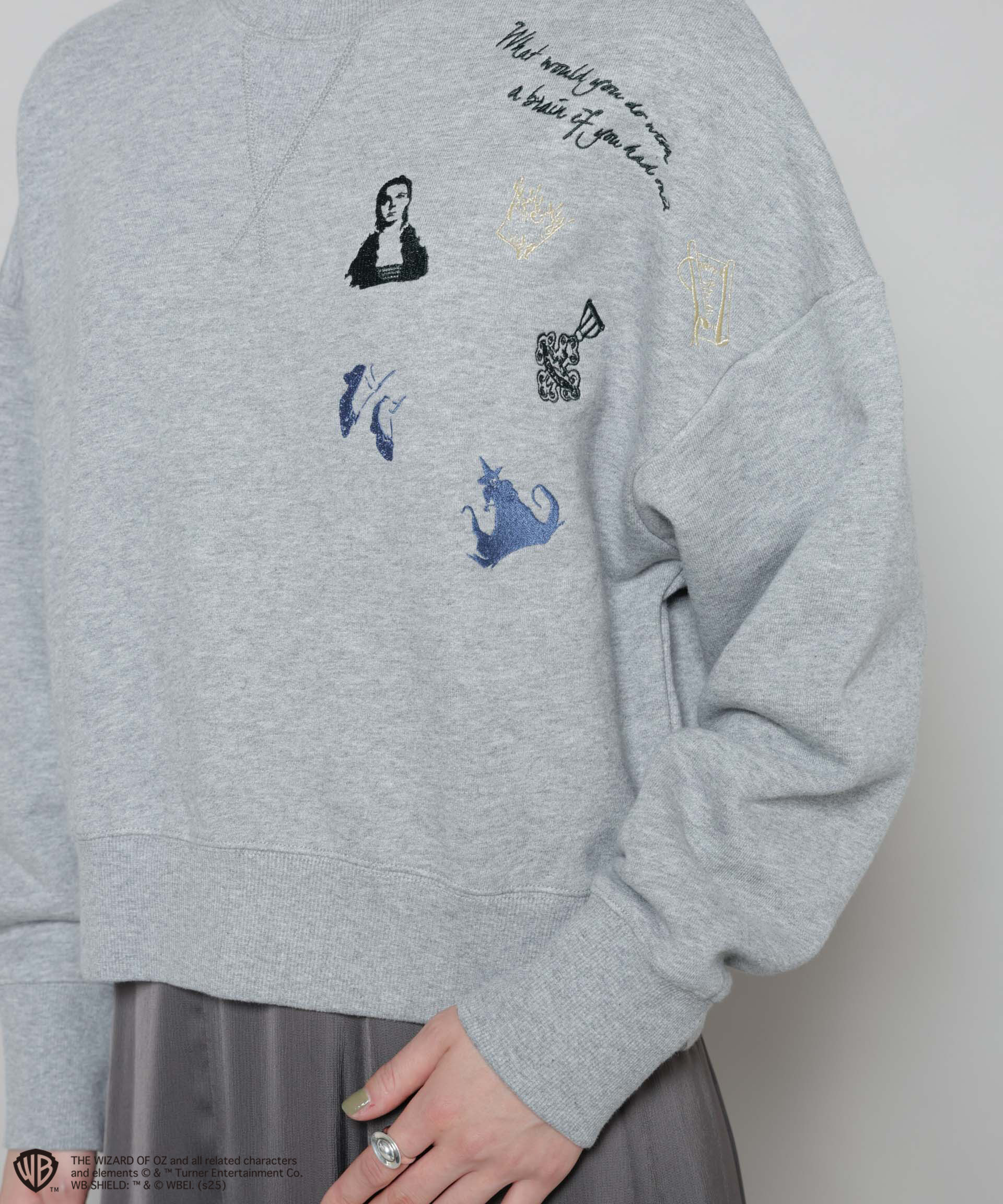 nano･universe「THE WIZARD OF OZ 刺繍スウェットトップス」|Tシャツ・カットソー|