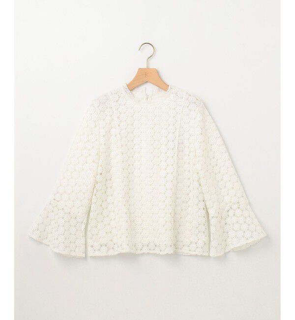 組曲「【WEB限定】フラワーレース 袖フレアトップス」|Tシャツ・カットソー|