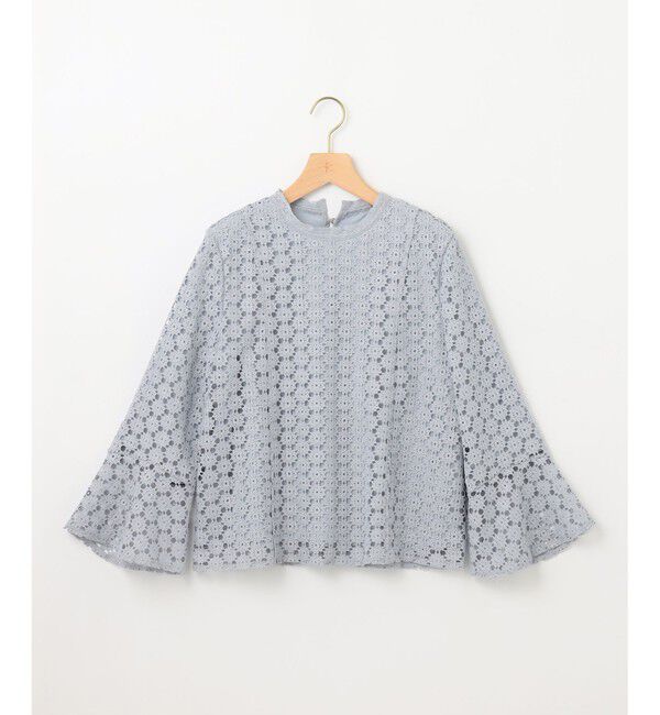 組曲「【WEB限定】フラワーレース 袖フレアトップス」|Tシャツ・カットソー|