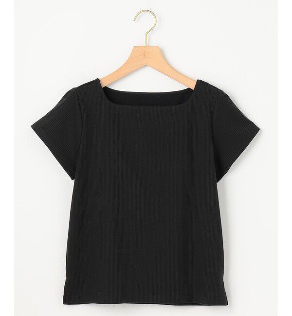 組曲「【WEB限定】ストライプジャガード カップ付きTシャツ」|Tシャツ・カットソー|