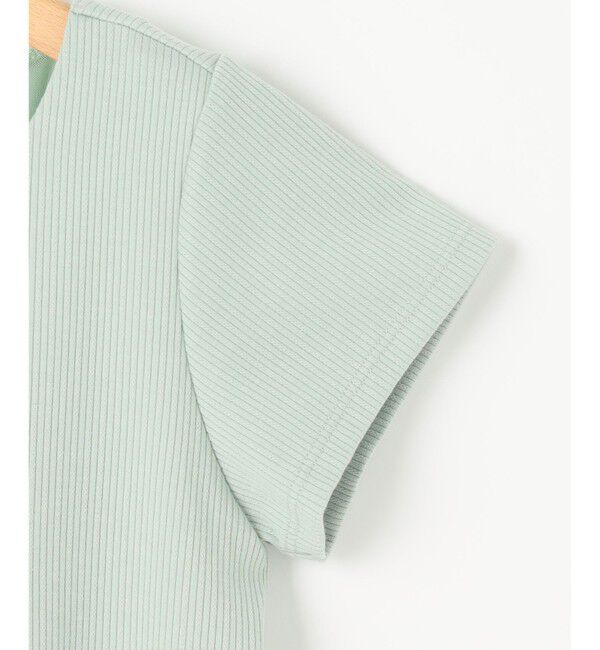 組曲「【WEB限定】ストライプジャガード カップ付きTシャツ」|Tシャツ・カットソー|