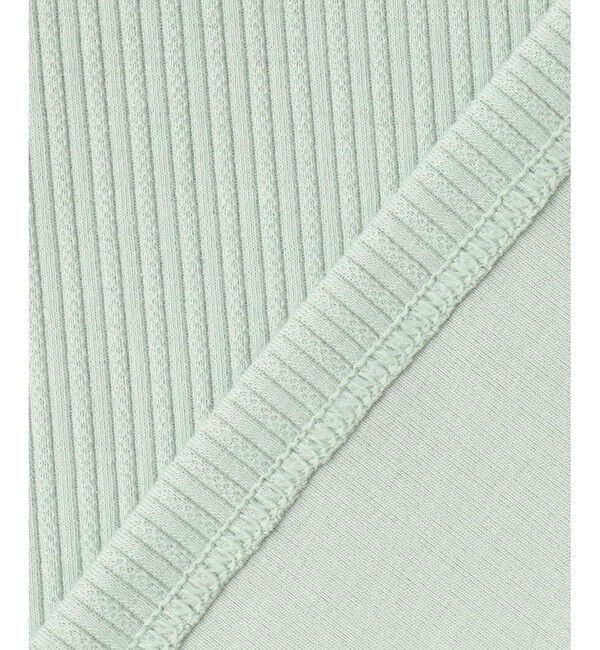 組曲「【WEB限定】ストライプジャガード カップ付きTシャツ」|Tシャツ・カットソー|