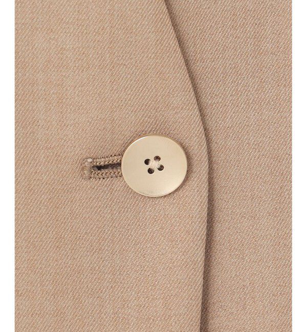 自由区「【接触冷感・速乾・UVケア・撥水・防シワ・XSサイズあり】リネンライクツィル ジレ」|ベスト・ジレ|