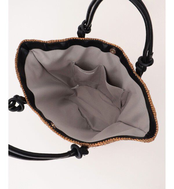 自由区「ノットハンドルラフィアトート バッグ」|トートバッグ|