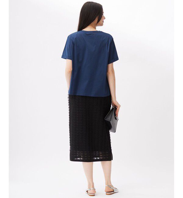 自由区「【カタログ掲載・洗える】クロッシェポケット Tシャツ」|Tシャツ・カットソー|