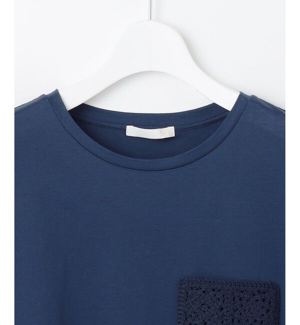 自由区「【カタログ掲載・洗える】クロッシェポケット Tシャツ」|Tシャツ・カットソー|