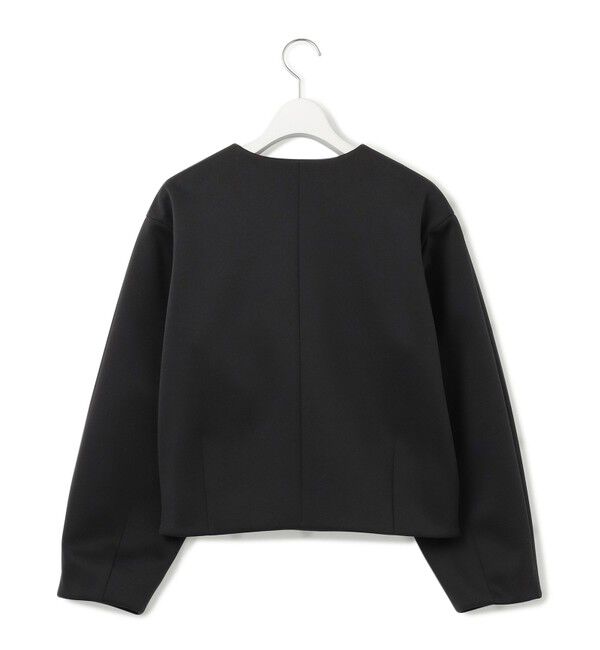 23区「【洗える】ネオプレーンジャージー ジャケット」|ノーカラージャケット|