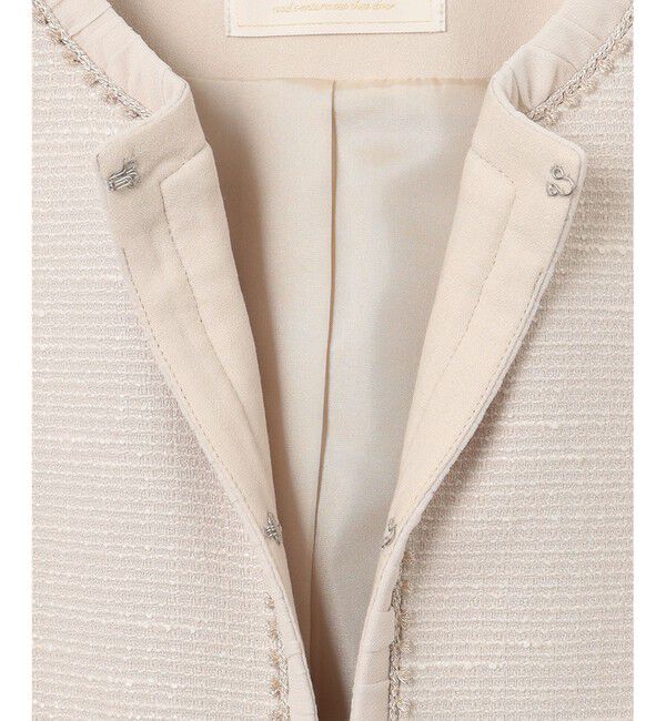 any SiS「【セットアップ対応】リップルボーダー ノーカラー ジャケット」|ノーカラージャケット|