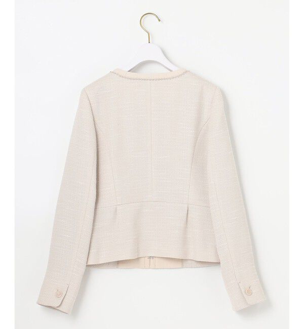 any SiS「【セットアップ対応】リップルボーダー ノーカラー ジャケット」|ノーカラージャケット|