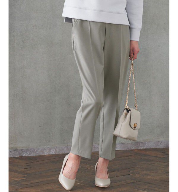 ANY SIS「【洗える】褒めらレディテーパード パンツ」|その他|ライトグレー