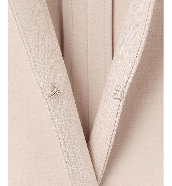 ANY SIS「【UVカット / 接触冷感 / 吸水速乾】スマートビューティストレッチ ショートノーカラージャケット」|ノーカラージャケット|