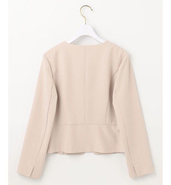 ANY SIS「【UVカット / 接触冷感 / 吸水速乾】スマートビューティストレッチ ショートノーカラージャケット」|ノーカラージャケット|