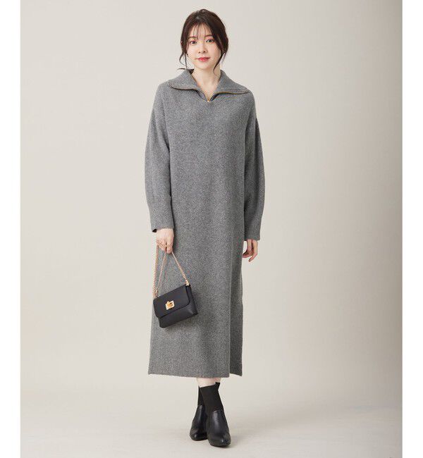 ANY SIS「【2WAY】ケーブルベストSETニット ワンピース」|ワンピース|