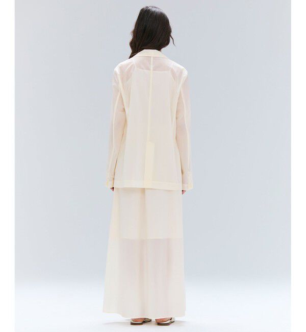 BEIGE,「【洗える/セットアップ対応】SPIGA / ギャザーロングフレアスカート」|スカート|