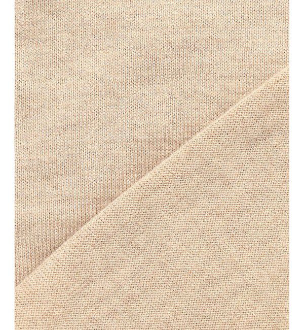 BEIGE,「CHLOR / ウールシルク配色クルーネックカーディガン」|ニット・セーター|