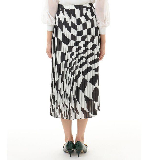 Grace Class「オプティカルプリーツスカート」|スカート|