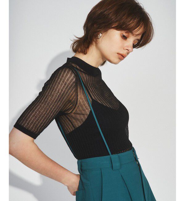 Diagram「シアーリブクルーニットトップ」|Tシャツ・カットソー|