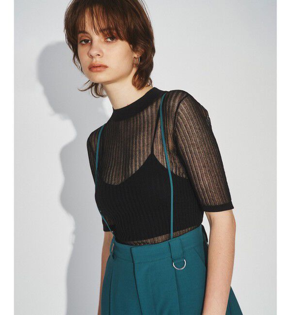 Diagram「シアーリブクルーニットトップ」|Tシャツ・カットソー|