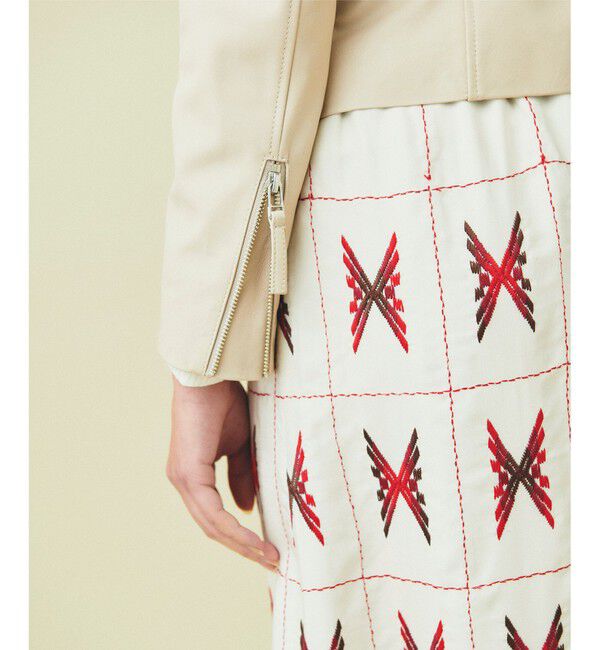 GRACE CONTINENTAL「ジップライダースジャケット」|ライダースジャケット|