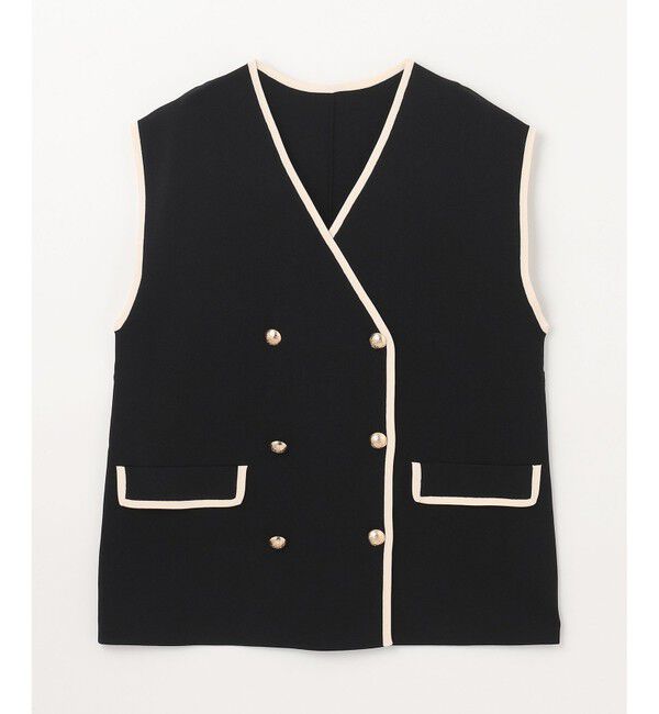 Diagram「バイカラーニットベスト」|ベスト・ジレ|