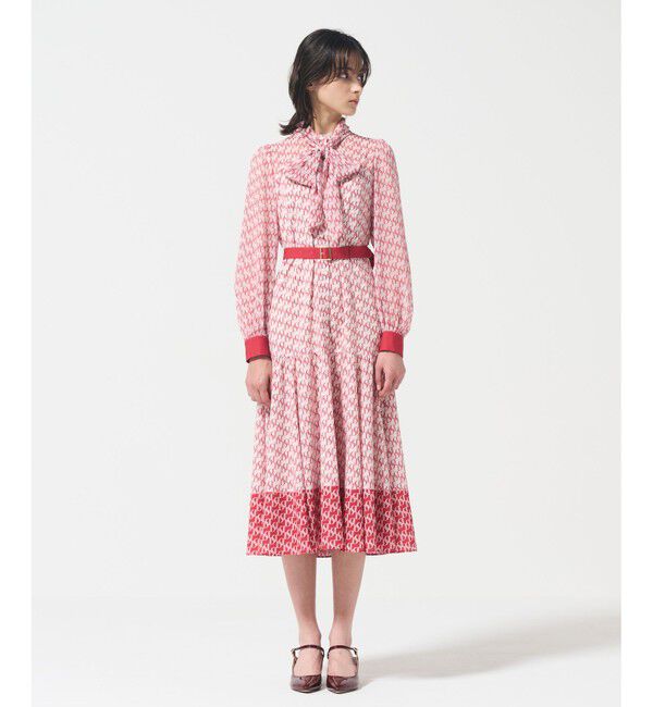 Diagram「モノグラムプリントレイヤードワンピース」|ワンピース|