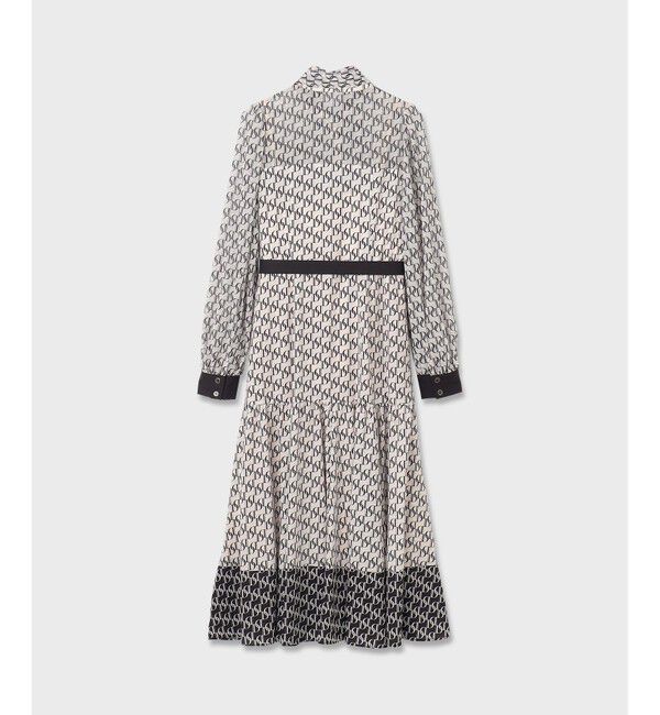 Diagram「モノグラムプリントレイヤードワンピース」|ワンピース|