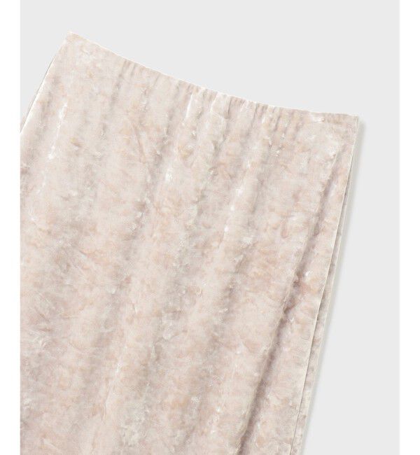 GRACE CONTINENTAL「クラッシュベロアロングスカート」|スカート|