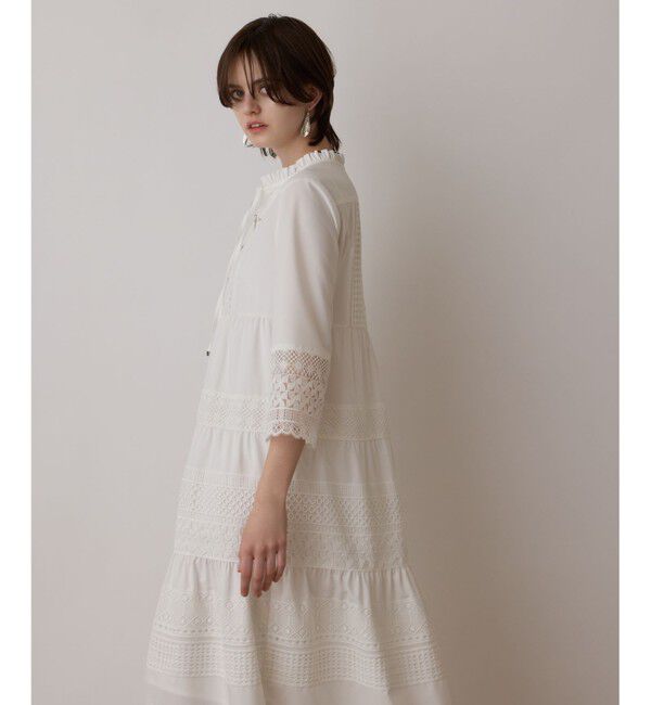 GRACE CONTINENTAL「レースコンビワンピース」|ワンピース|