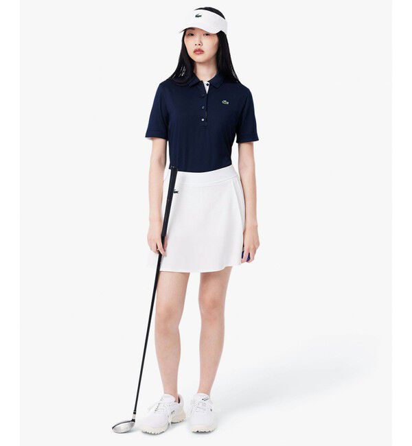 LACOSTE「ウルトラドライ仕様ストレッチゴルフポロシャツ (半袖)」|ポロシャツ|