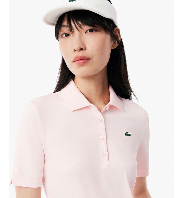 LACOSTE「ウルトラドライ仕様ストレッチゴルフポロシャツ (半袖)」|ポロシャツ|