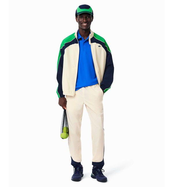 LACOSTE「配色切り替えセットアップトラックスーツ セットアップ」|スウェット・ジャージ|