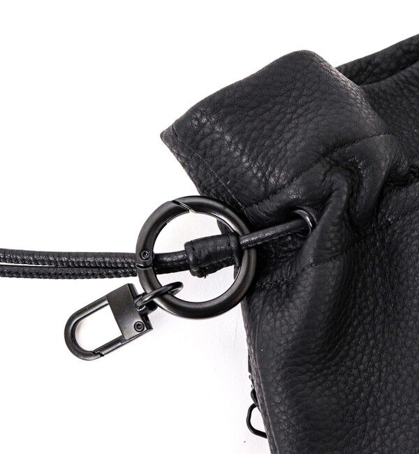 NOLLEY'S goodman「【waku/ワク】レザー巾着ミニショルダー WK-0030」|ショルダー・メッセンジャー|