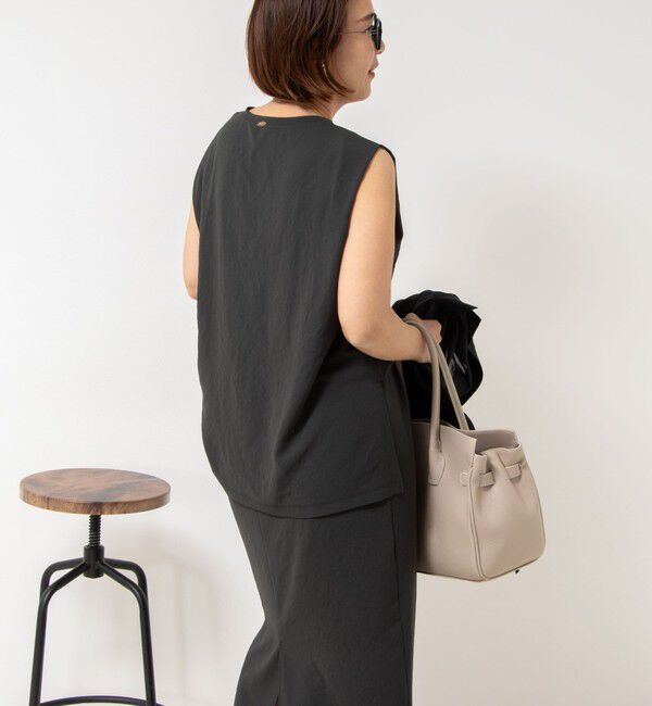 NOLLEY'S「【松葉☆別注アイテム】《セットアップ対応》エアリージョーゼットイージータイトスカート」|タイト|