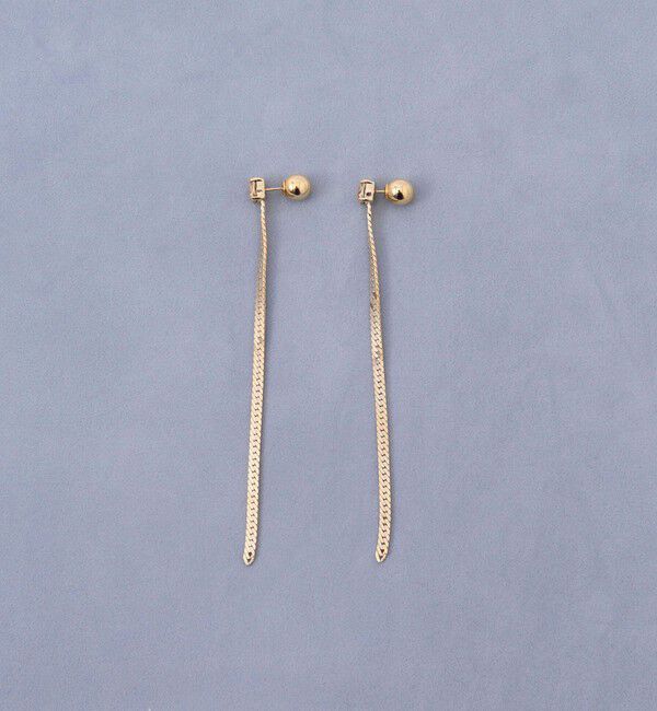 grace grace「【grace grace/グラスグラス】【PR林☆別注アイテム】ビジューロングピアス」|ピアス|