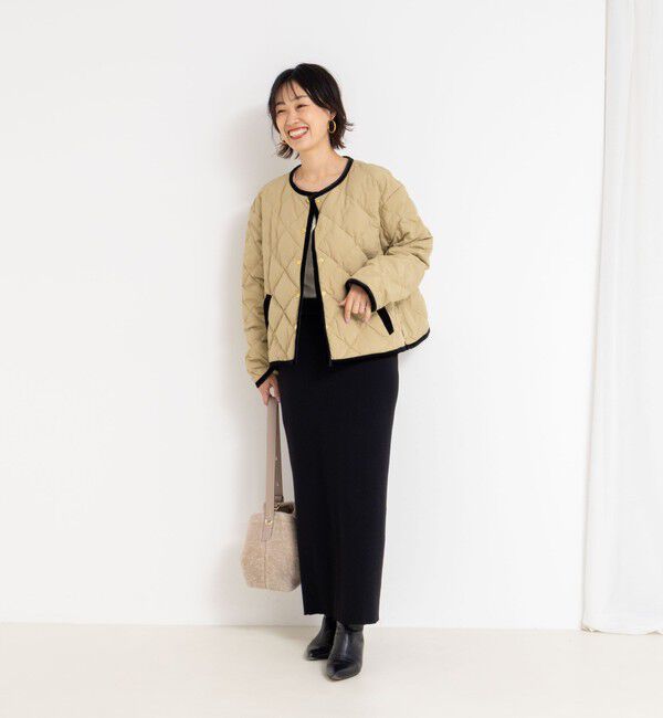 TAION×LIMONTA】別注ベロアパイピングショートダウン（NOLLEY'S