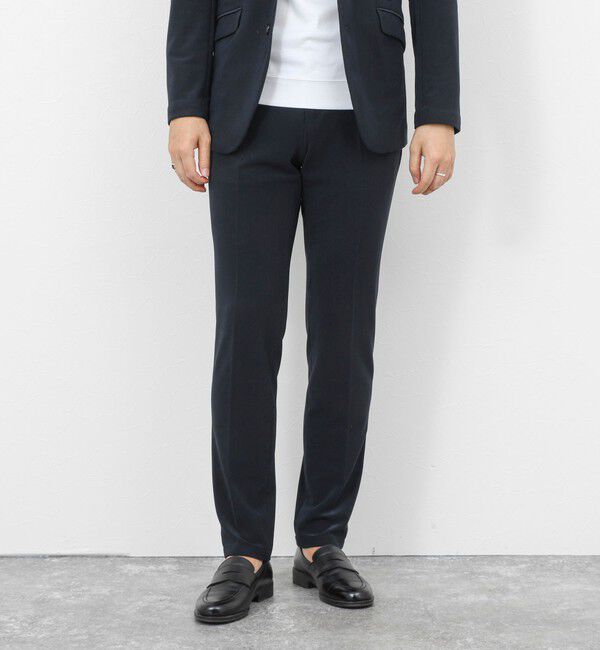 Stutostein「《ビジカジ/セットアップ対応》ストレッチコードピケ パンツ 26SS」|チノ|