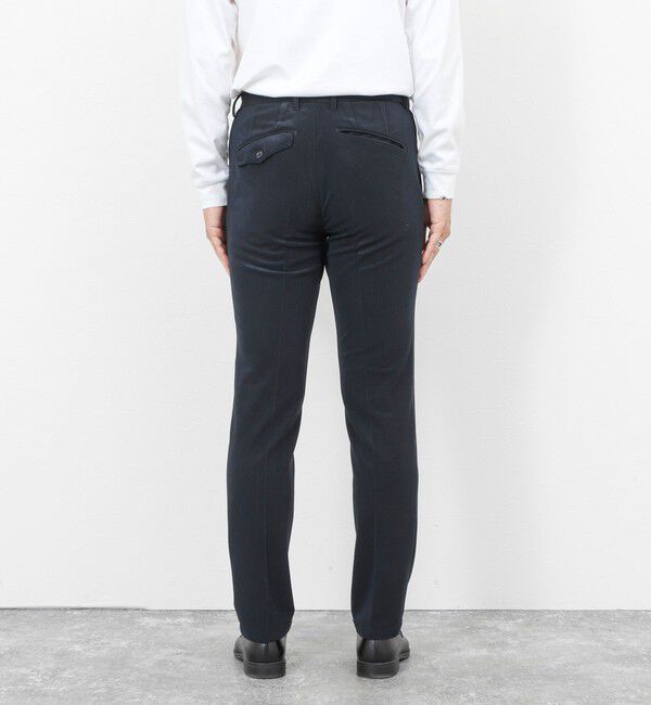 Stutostein「《ビジカジ/セットアップ対応》ストレッチコードピケ パンツ 26SS」|チノ|