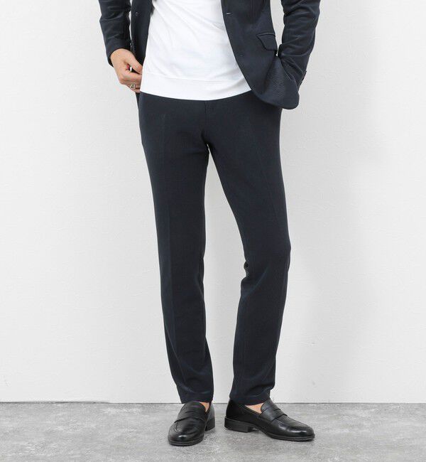 Stutostein「《ビジカジ/セットアップ対応》ストレッチコードピケ パンツ 26SS」|チノ|