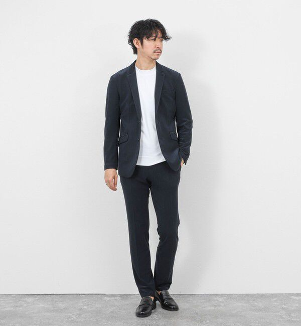 Stutostein「《ビジカジ/セットアップ対応》ストレッチコードピケ パンツ 26SS」|チノ|