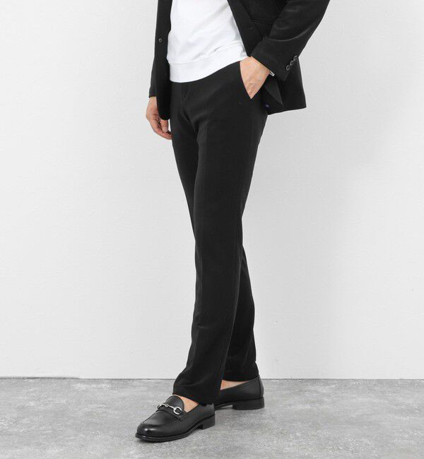 Stutostein「《ビジカジ/セットアップ対応》ストレッチコードピケ パンツ 26SS」|チノ|