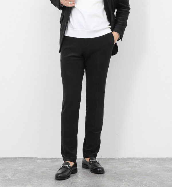 Stutostein「《ビジカジ/セットアップ対応》ストレッチコードピケ パンツ 26SS」|チノ|