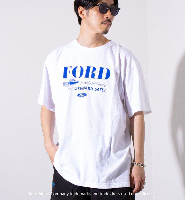 GLOSTER「【GOOD ROCK SPEED】フォード / 車 / FORD / ロゴ プリントTシャツ」|Tシャツ・カットソー|