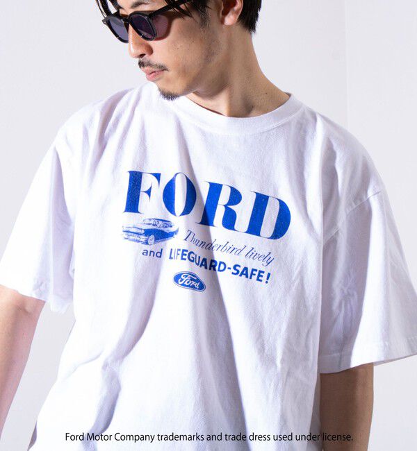 GLOSTER「【GOOD ROCK SPEED】フォード / 車 / FORD / ロゴ プリントTシャツ」|Tシャツ・カットソー|